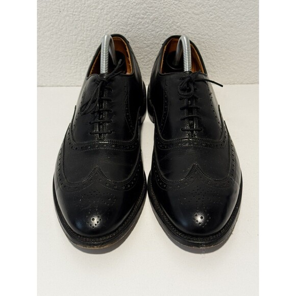 Allen Edmonds Mens Chester Wingtip Oxford Dress Shoe Sz 10.5 D Black Leather main image 7
